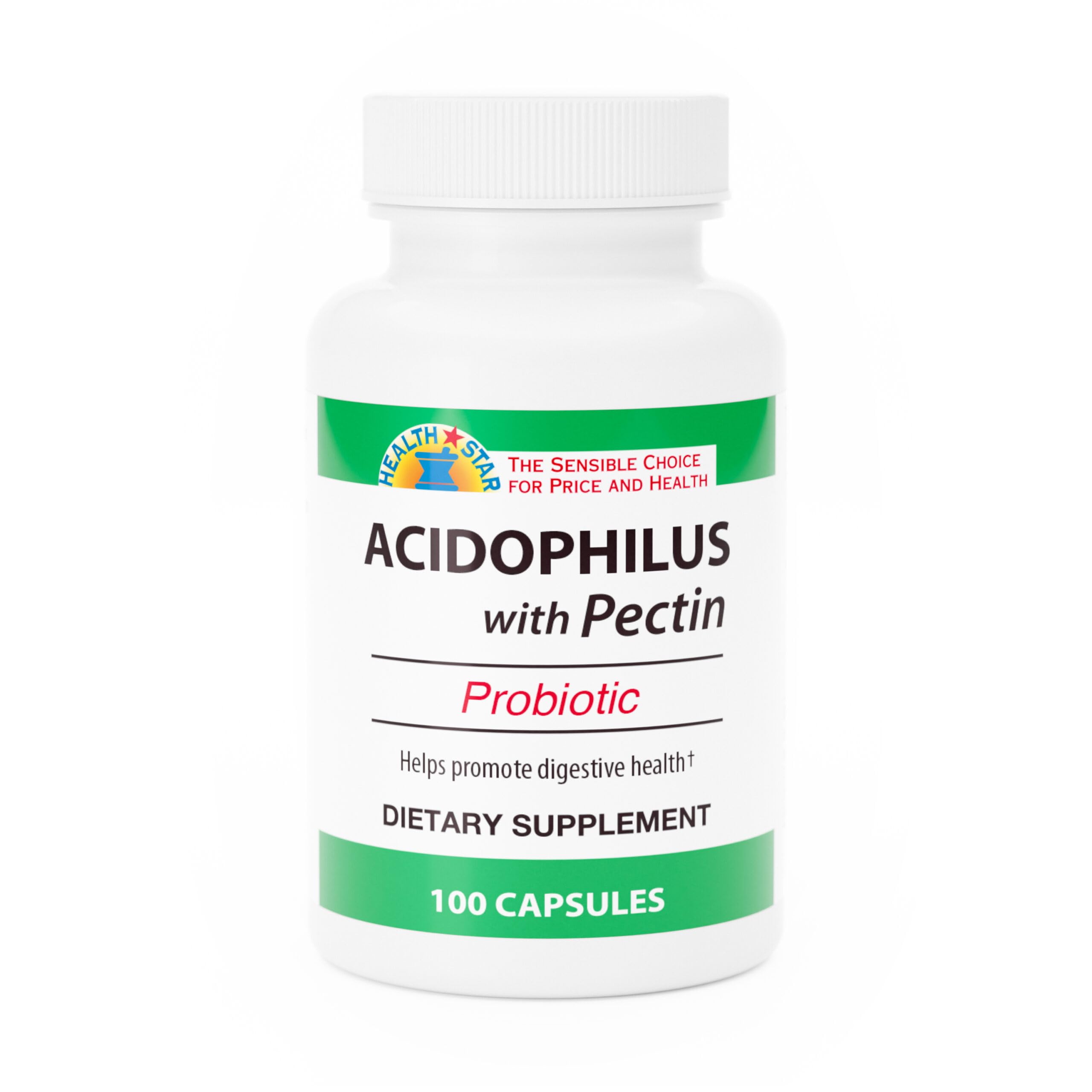 GeriCare Acidophilus with Pectin 100 Tablets front view