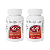 GeriCare CoQ10 100mg Softgels bottle front view