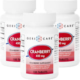 GeriCare Cranberry Supplement 900mg bottle front view