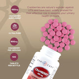 GeriCare Cranberry Supplement 900mg bottle side view