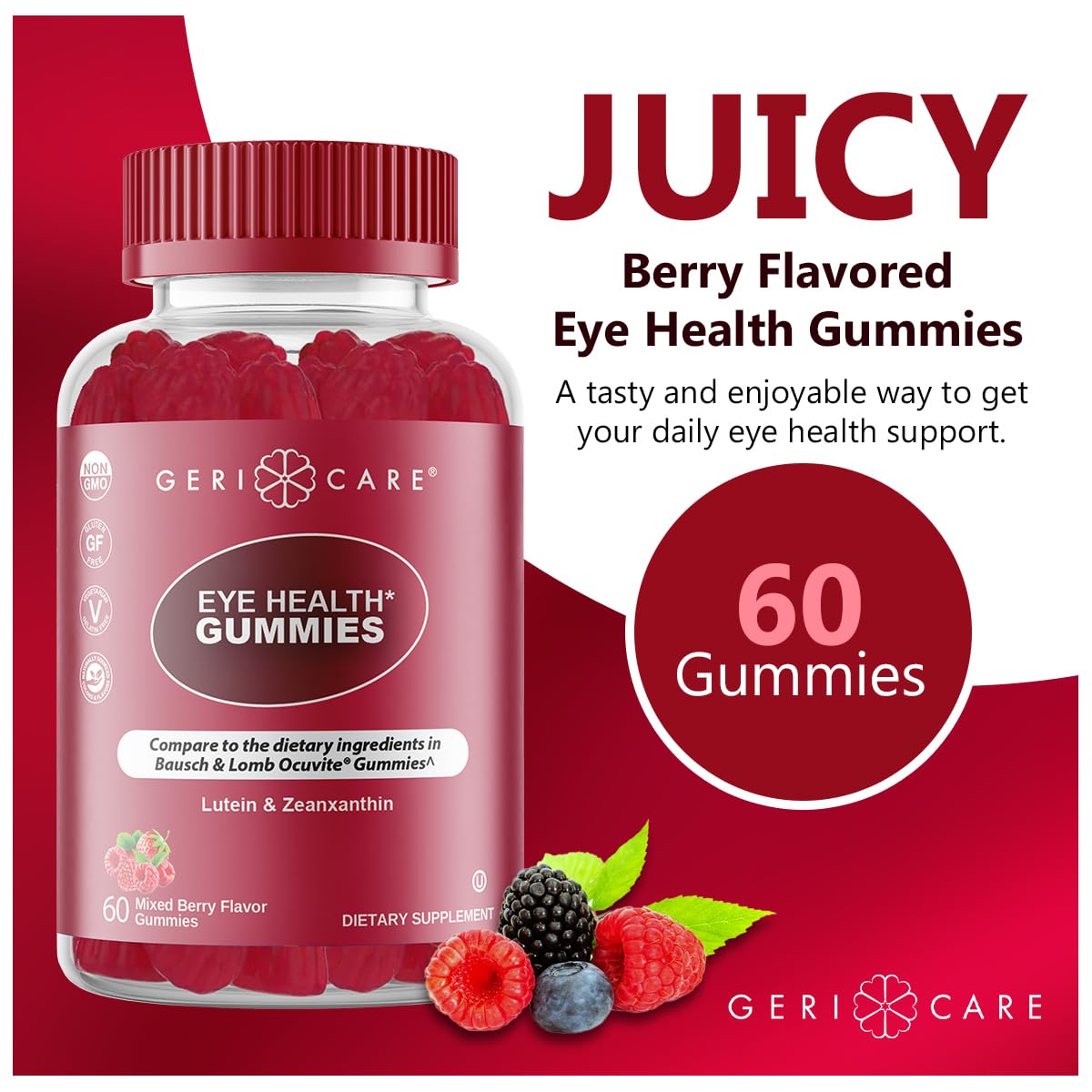 GeriCare Eye Health Gummies ingredients list