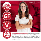 GeriCare Eye Health Gummies packaging side view