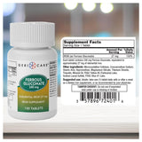 GeriCare Ferrous Gluconate Iron Supplement packaging