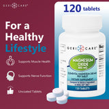 GeriCare Magnesium Supplement 281g side view
