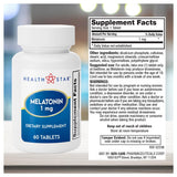 GeriCare Melatonin 1mg Sleep Supplement packaging