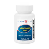 GeriCare Melatonin 3mg Tablets front view, 90 count