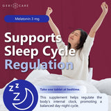 GeriCare Melatonin 3mg Tablets packaging close-up