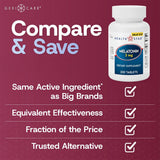 GeriCare Melatonin 3mg Tablets side view showing packaging
