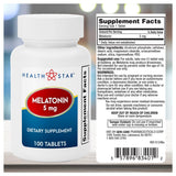 GeriCare Melatonin 5mg Tablets close-up of tablet