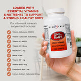 GeriCare Multivitamins Advanced Formula 60 Tablets ingredients list