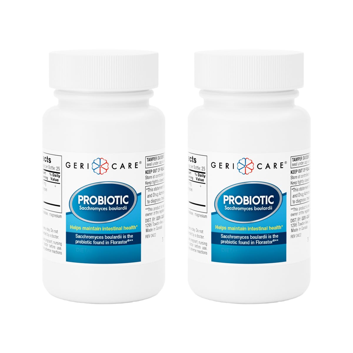 GeriCare Probiotic Supplement 85g front view