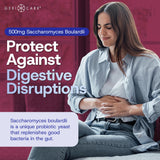 GeriCare Probiotic Supplement capsules on a table