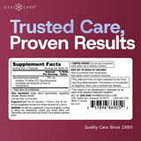 GeriCare Probiotic Supplement with Saccharomyces Boulardii label