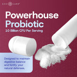 GeriCare Saccharomyces Boulardii Probiotic Supplement 250mg capsule close-up