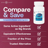 GeriCare Saccharomyces Boulardii Probiotic Supplement 250mg on a table