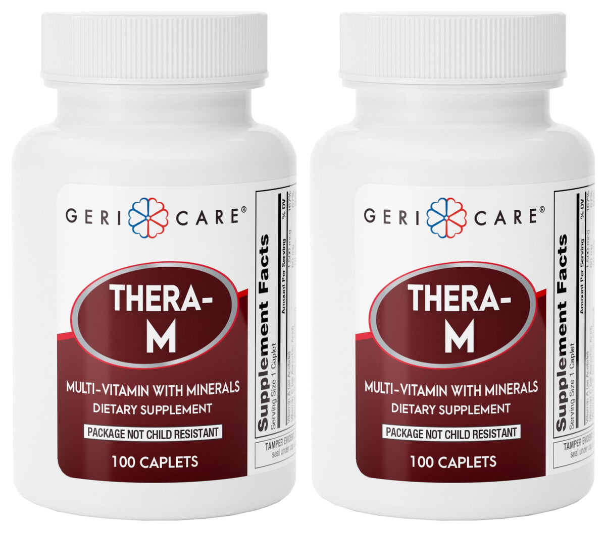 GeriCare Thera Tabs front view packaging