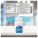 GeriCare Vitamin C & B Complex supplement back view with nutritional information