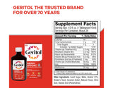Geritol Liquid Energy Support B-Vitamins with measuring cup