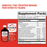 Geritol Liquid Iron and Multivitamin Supplement in a kitchen setting