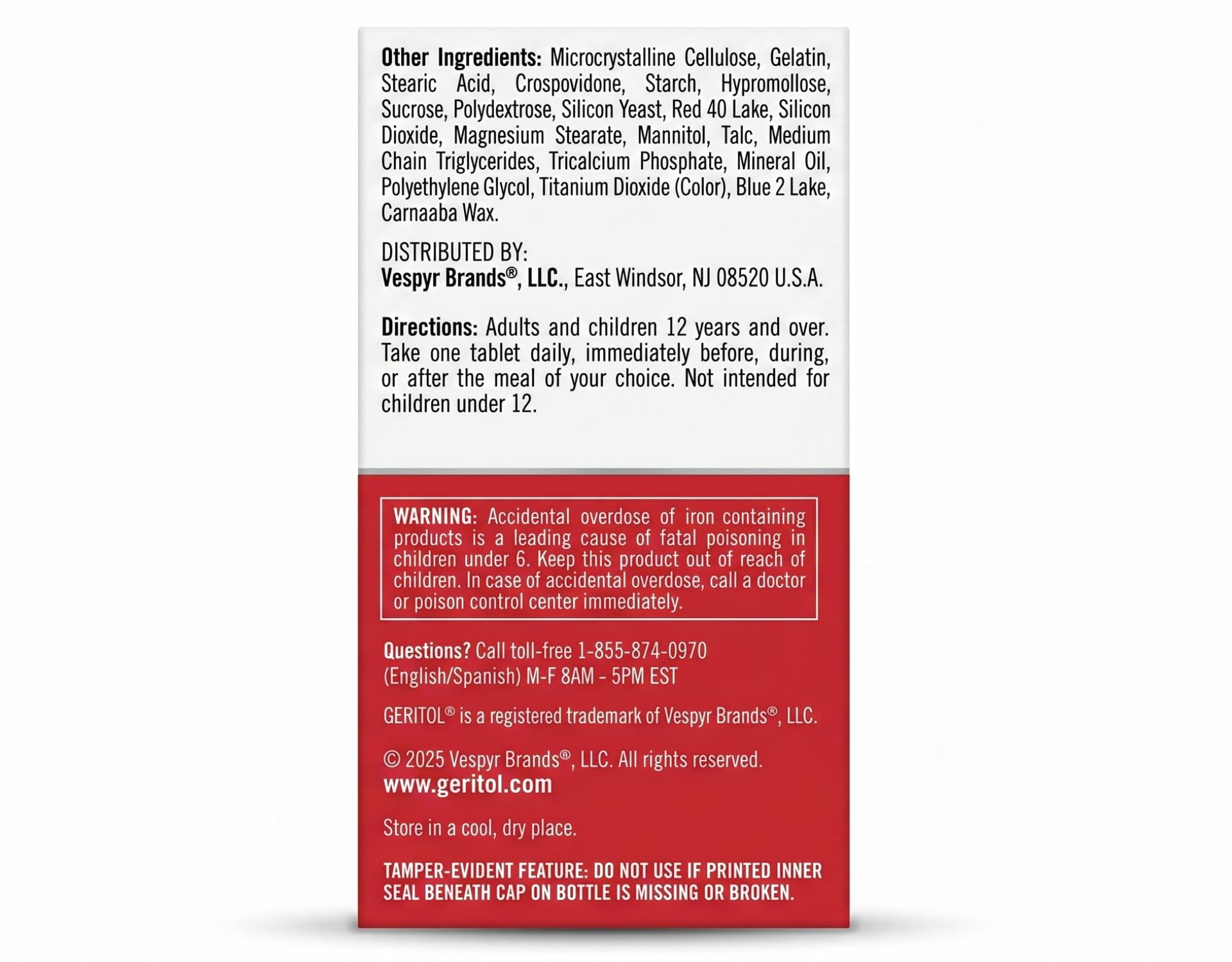 Geritol Multivitamin Tablets lifestyle image on table