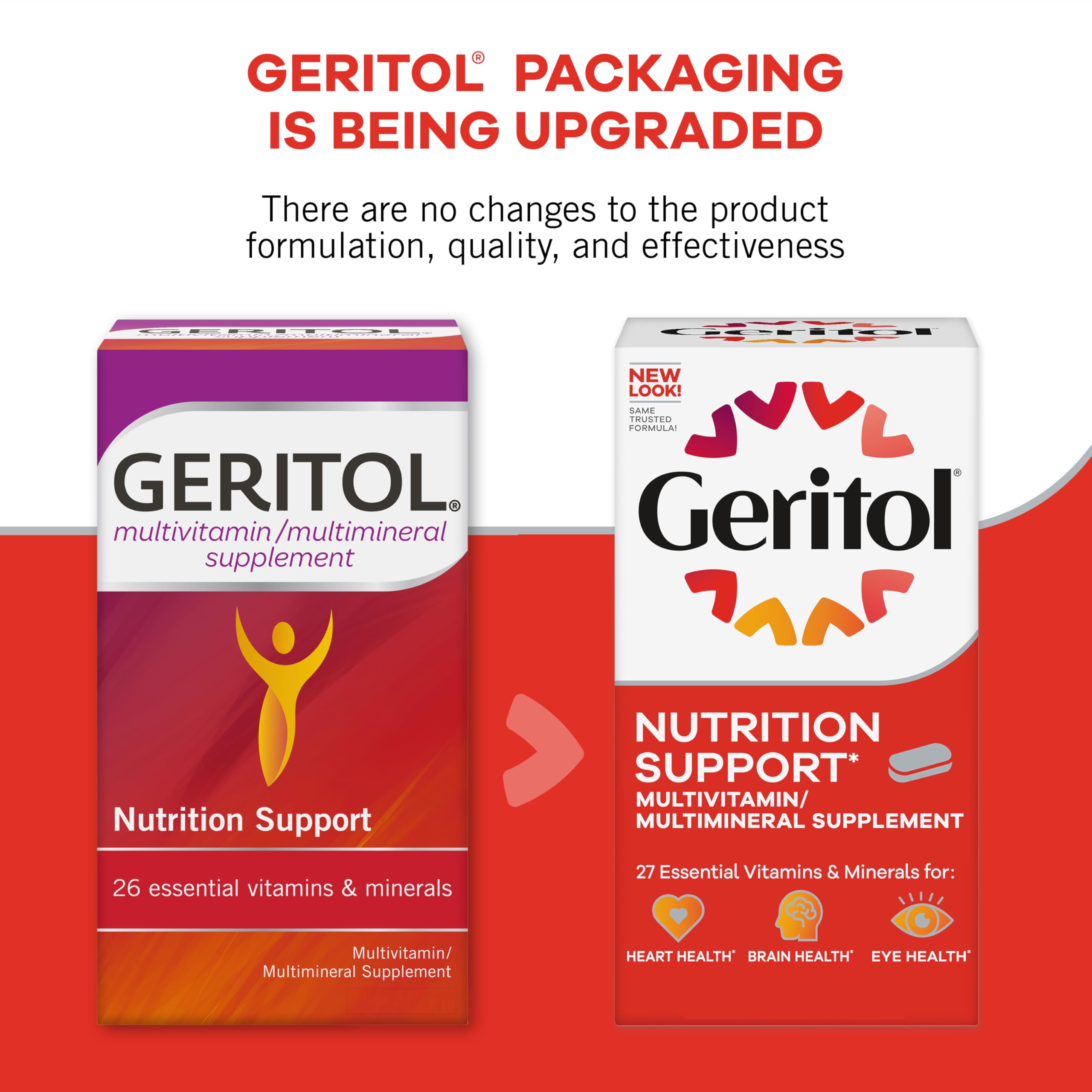 Geritol Multivitamin Tablets with a meal