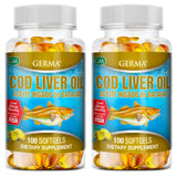 Germa Cod Liver Oil Supplement 3 pack front view