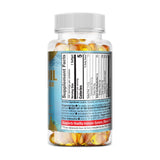 Germa Cod Liver Oil Supplement bottle side view