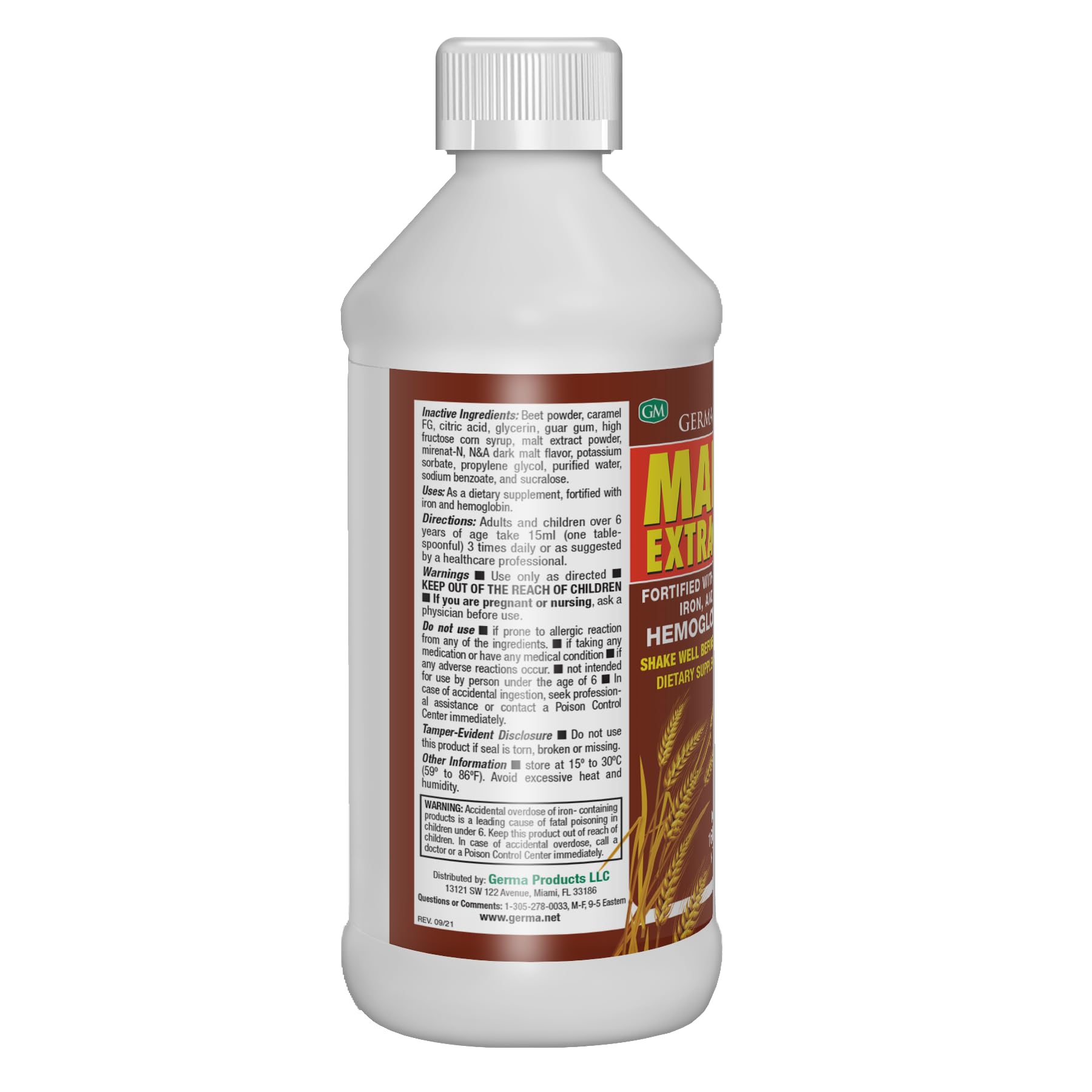 Germa Malt Extract 454g spoonful ready to be consumed