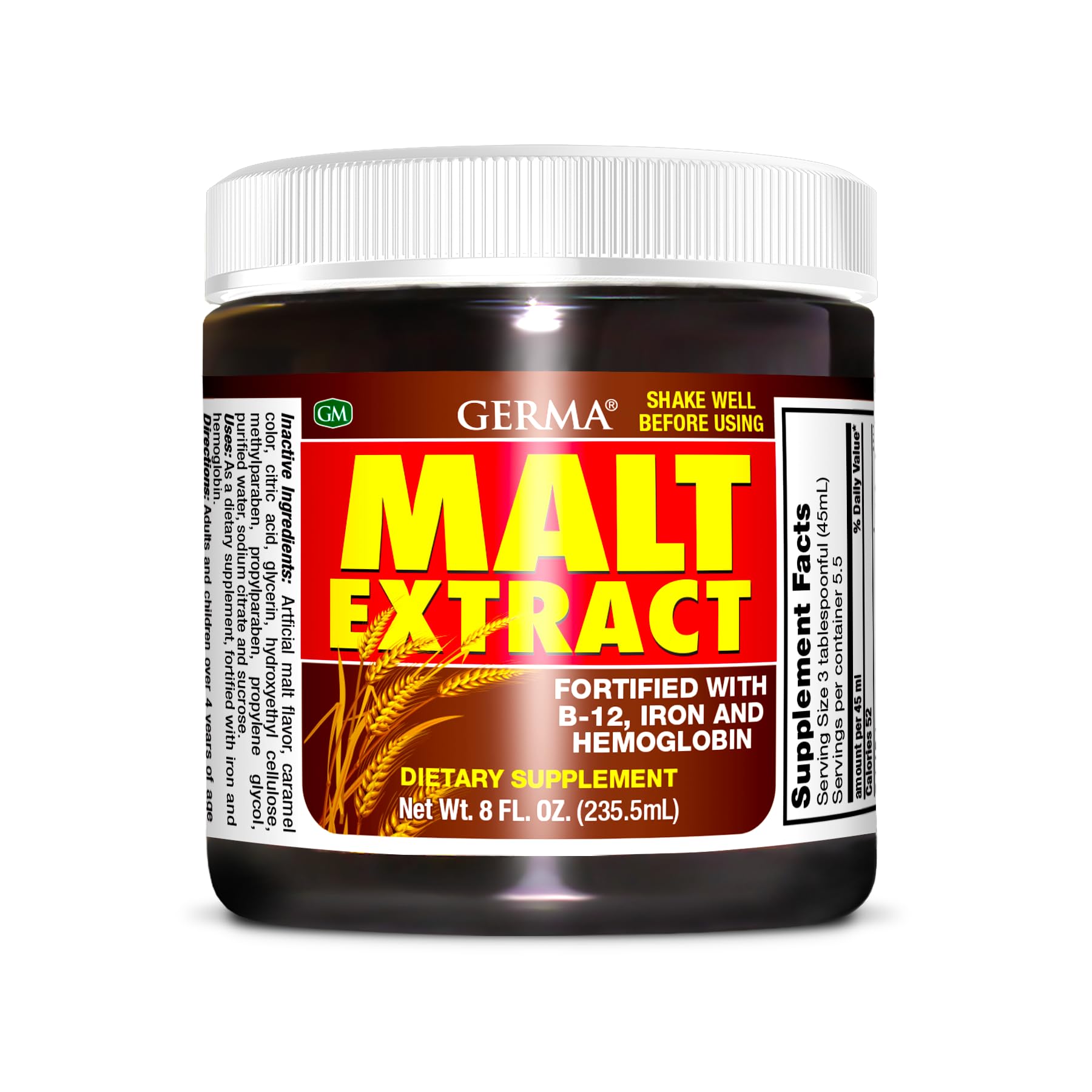 Germa Malt Extract used in a smoothie