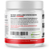German Creatine Monohydrate 315g back view