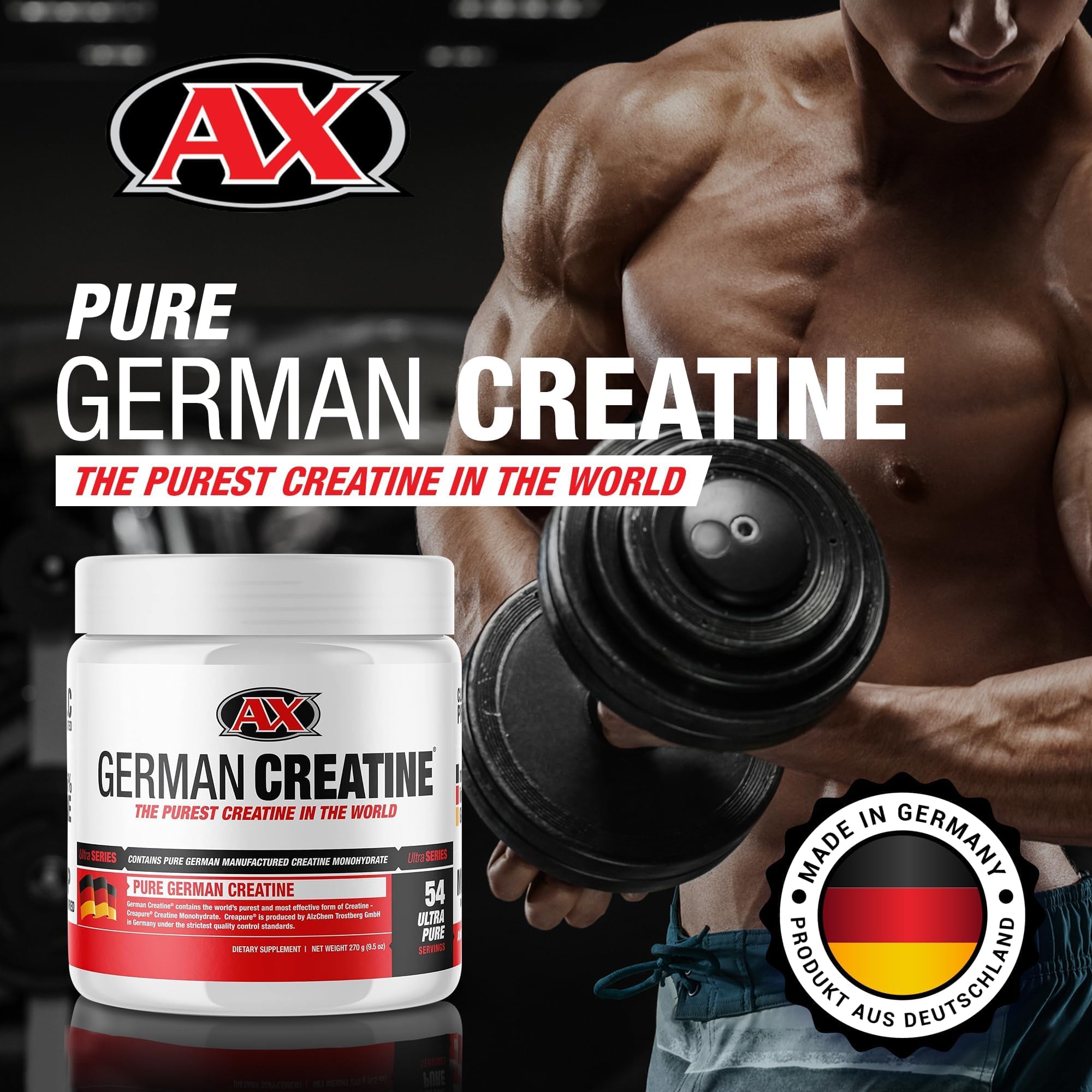 German Creatine Monohydrate in a fitness setting