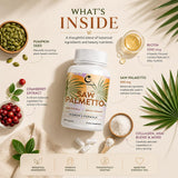 Gesundgeist Saw Palmetto Supplement 500mg side view