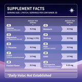 Gethorey Sleep Patches back view with usage instructions