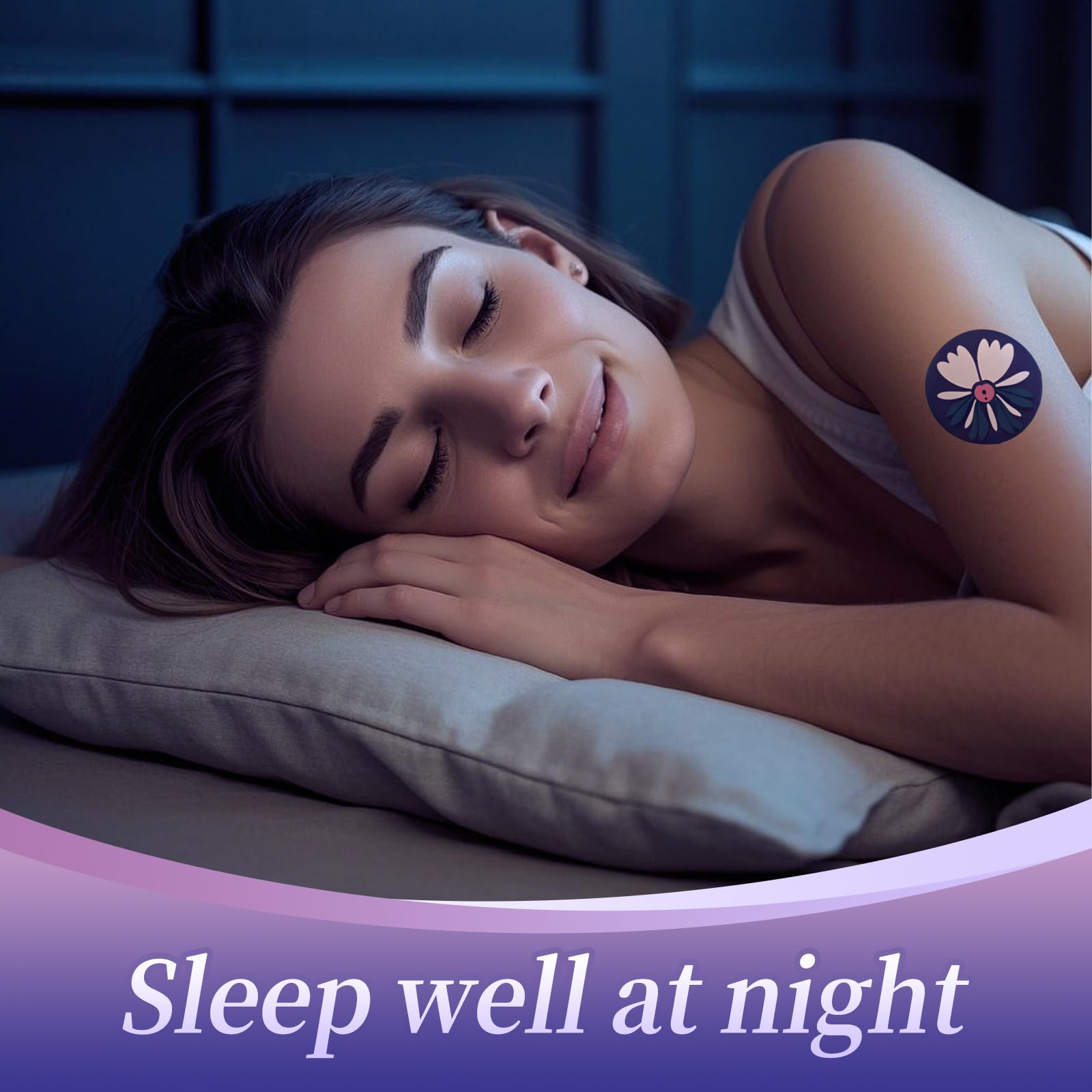 Gethorey Sleep Patches packaging with cotton material details