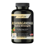 gflow vitamins Ashwagandha Extra Strength 300mg capsules front view