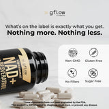 gflow vitamins Liposomal NAD+ with Trans-Resveratrol lifestyle scene