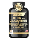 gflow vitamins Lutein Eye Supplement bottle front view