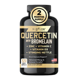 gflow vitamins Quercetin Bromelain Capsules front view