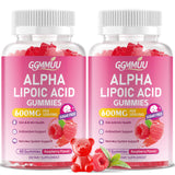 GGMMUU Alpha Lipoic Acid Gummies 600mg raspberry flavour front view