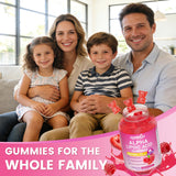GGMMUU Alpha Lipoic Acid Gummies with fresh raspberries
