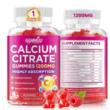 GGMMUU Calcium Citrate Gummies 1200 mg front view