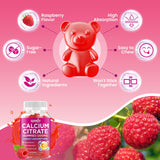 GGMMUU Calcium Citrate Gummies ingredients list on the bottle