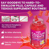GGMMUU Calcium Citrate Gummies nutrition facts label