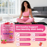 GGMMUU Myo-Inositol & D-Chiro Gummies raspberry flavour