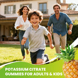 GGMMUU Potassium Citrate Gummies with fresh pineapple