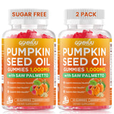 GGMMUU Pumpkin Seed Oil & Saw Palmetto Gummies front view