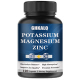 GHKALQ Potassium Magnesium Zinc Supplement bottle front view
