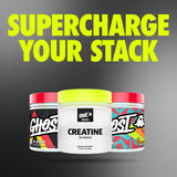 GHOST Basics Creatine Unflavoured Powder 340g with scoop