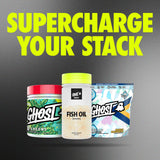 GHOST Basics Fish Oil label showing nutritional information