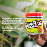 GHOST BCAA Lemon Crush 330g lifestyle scene
